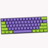 61 Key Set PBT Keycaps Ansi 60% Computer Gamer Mechanical Keyboard Cap Backlight OEM Miami DOLCH GK61 SK61 Anne pro 2 RK61 K617