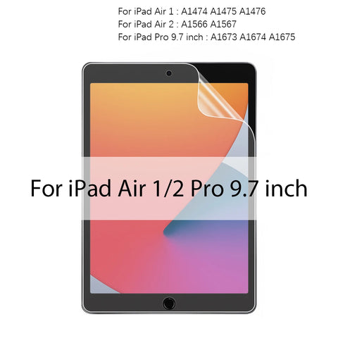 Like Paper Film Screen Protector For Ipad Pro 13 12.9 11 2024 M4 Air 4 5 3 10th 9th 8th 7th Generation Mini 6 Matte Film Writer