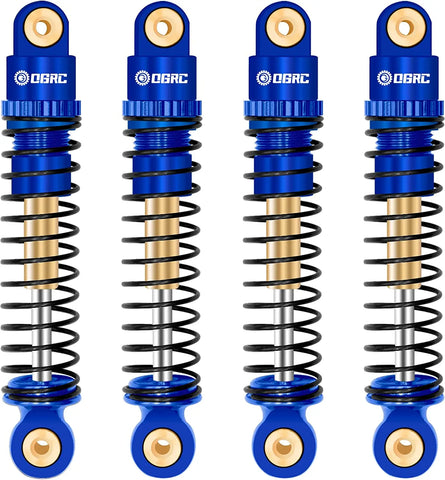 Esilun RC Shocks Absorber Aluminum Front&Rear Shock Damper for Axial SCX24 C10 JLU Deadbolt Gladiator Bronco Upgrade Accessories