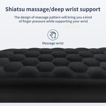 Wrist Mouse & Keyboard Protection Rest Pad Massage Texture For PC Laptop Gaming Office Keyboard Mouse Stand Memory Cotton Rest