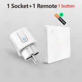 Smart Home Wireless Remote Control Socket Switch 16A EU FR Plug Electrical Outlet for Remote ON OFF Household Appliance/Light