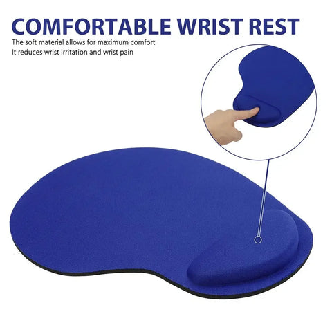 Ergonomic Wrist Rest Mouse Pad Comfortable Wrist Support Non Slip Mice Mat Soft Mousepad For PC Laptop Computer