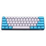 61 Key Set PBT Keycaps Ansi 60% Computer Gamer Mechanical Keyboard Cap Backlight OEM Miami DOLCH GK61 SK61 Anne pro 2 RK61 K617