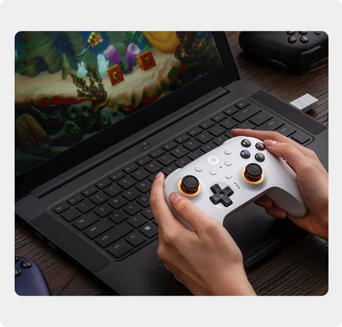 8BitDo Ultimate 2 Wireless Gaming Controller for PC & Android with TMR Joysticks, Switchable Triggers, Motion Control, 8Speed