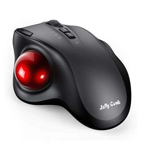 Bluetooth Mouse Rechargeable 2.4G USB Wireless Mice Ergonomic Trackball Mouse for Computer 1000 1600 1800 DPI