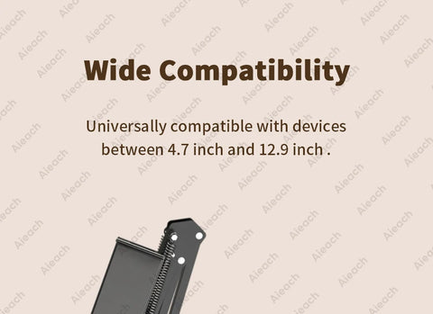 Tablet Holder for Bed with Long Metal Arm iPad Stand Tablet Bracket 360° Rotating Bed Phone Mount for 4.5~12.9 inch Phone Tablet