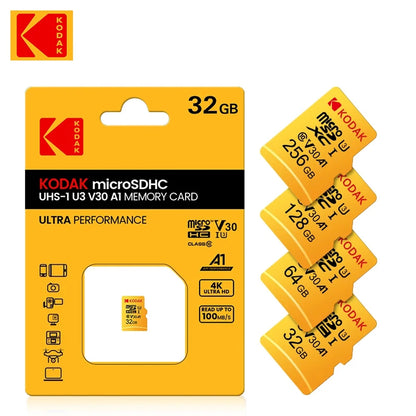 KODAK Micro SD Card Driving Recorder 64GB Memory Card For Mobile Phone PC Earphone Speaker HD Camera