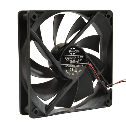 120x120x25mm DC 5V USB Power Cooling Case Fan For Receiver DVR Xbox TV Box Router