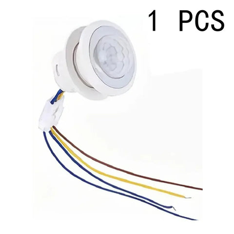 4 Pcs AC 85-265V LED PIR Infrared Motion Sensor Switch Time Light-sensing Adjustable Movement Detector Lamp Switch wholesale