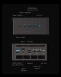 Mingfan Minisforum Um880/890pro R7-8845HS/R9-8945HS Dual Network Ports Mini-Host Computer Play Black Myth Wukong