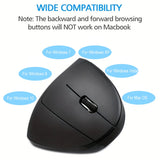 2.4G Wireless Mouse Vertical Ergonomic Mause Gamer Right Hand USB Gaming Computer Mice for PC Laptop Home Office