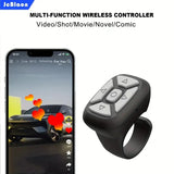 Wireless Bluetooth Mobile Selfie Lazy Artifac Tiktok Remote Control Ring Mobile Phone Bluetooth Controller T For Xiaomi Apple