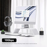 Minisopuru iMac Hub for iMac 24 inch 2021/2023/2024 with USB 3.2 10Gbps for iMac 24 M1 M3 M4 and Studio Display 27 inch USB Hubs