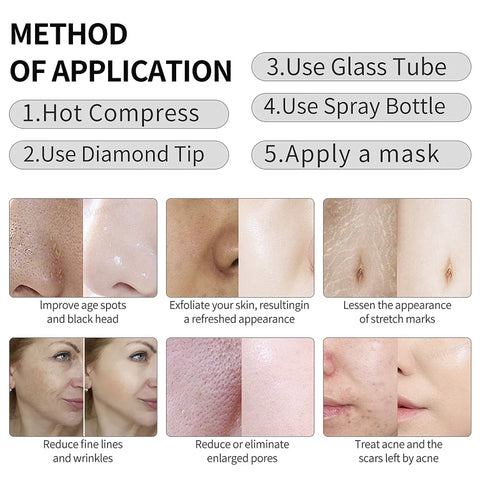 Diamond Microdermabrasion Beauty Machine Vacuum Suction Spray Moisten Exfoliate Skin Peeling Anti Aging Facial Skincare Tool