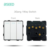 BSEED Mechanical Button Switches TV ST CAT5 RJ45 Plug Type-c USB EU French Power Sockets DIY Function Parts  Free Combination