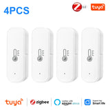 Tuya Smart Zigbee Temperature And Humidity Sensor Smart Home Thermometer Monitor smart life Compatible With Voice Control Alexa