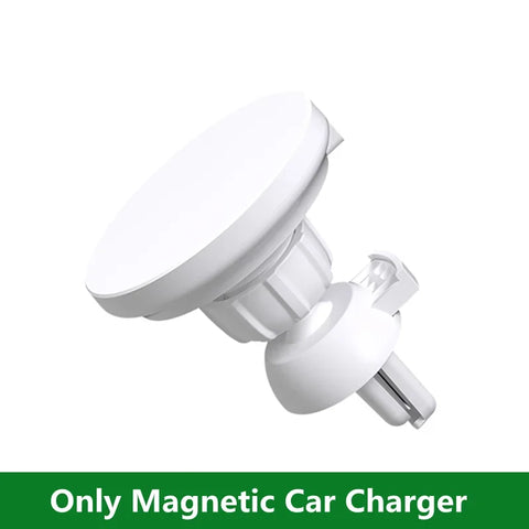 30W Magnetic Car Wireless Charger macsafe for iPhone 12 13 14 15 pro max mini Air Vent Car Phone Holder Stand Fast Car Charging