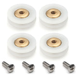 8 Pieces V Grooved 19MM Wheel Dia Shower Door Wheel Runner Roller