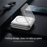 100W 3 in 1 foldable Wireless Charger Pad Stand for iPhone 15 14 13 12Pro Max Airpods iWatch Fast Wireless Charging Dock Station