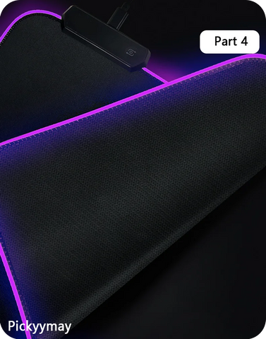 Sakura RGB Mouse Pad Gaming Mousepad LED Mouse Mat Keyboard Mat Anti-slip Best Choice Desk Pad XXL Luminous Desk Rug