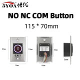 Access Button Door Exit Push Switch No Touch Release Gate Opener Door Access Control System Entry Open Touch