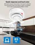 Tuya WiFi Smoke Alarm Fire Protection Smoke Detector Smoke house Combination Fire Alarm Home Security System Firefighters