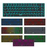 68 Keys Gaming Keyboard USB Wired Portable 20 RGB Backlight Keyboard for Windows Laptops Computer