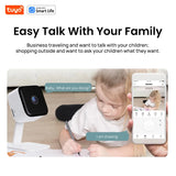 Tuya Smart 1080p Wi-Fi Smart Home Security Camera 2MP, HD,Real-time APP Alerts, 2-Way Audio, with Motion Tracking for Baby & Pet