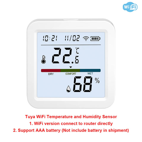 Tuya Zigbee/WiFi Temperature &amp; Humidity Sensor