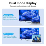 4K 60Hz NO Delay HD Video Conversion Cable Type c To HDMI-Compatible Screen TV Computer 2 Meters Screen Projection Alloy Cable