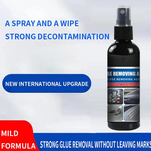 Adhesive Remover Spray Metal Wood Car Emblem And Label Removal Car Label Remover Safe For Glass Adhesive Remover For Wall