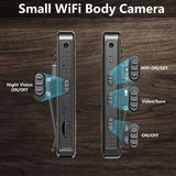 WIth Wifi 1080P Body Mini Camera Portable Small Digital Video Recorder Police BodyCam Infrared Night Vision Miniature Camcorder