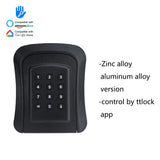 Tuya TTLock APP Key Box Outdoor IP65 Waterproof Smart Password Anti-theft Box Safe Security Intelligent Metal Smart Wall Mount