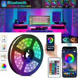 Smart LED Strip Lights 5050 RGB Bluetooth APP Remote Control USB 5V Led Tape Diode Flexible Ribbon Lamp Christmas Room Decor