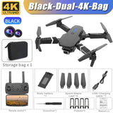 New E88Pro RC Drone 4K Professinal With 1080P Wide Angle Dual HD Camera Foldable RC Helicopter WIFI FPV Height Hold Apron Sell