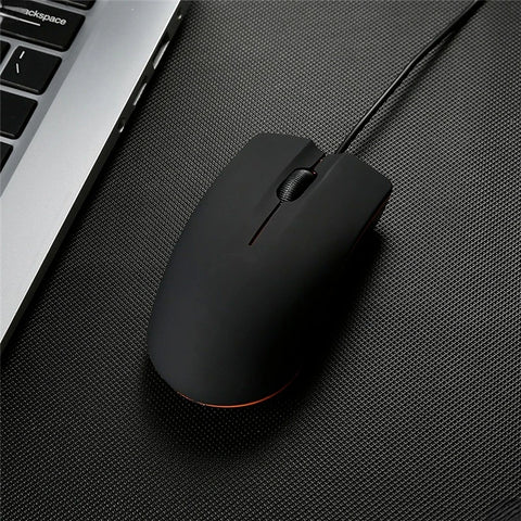 NEW Wired Mouse 1200dpi Computer Office Mouse Matte Black USB Gaming Mice For PC Notebook Laptops Non Slip Wired Gamer Mouse