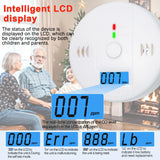 Carbon Monoxide Smoke Detector, CO and Smoke Alarm, Combination CO Alarm,Fire Alarm for Home and Kitchen, 2 in 1