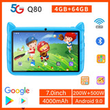 New 7 Inch Global Version 5G WiFi Kids Tablets Quad Core Android Learning Education Tablet PC 4GB RAM 64GB ROM Children's Gifts