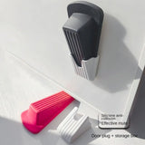 Silicone Door Stopper Self Adhesive Strong Suction Wall Protectors Hidden Mute Anti Collision Floor Holder 12.4*12.4*3.5cm