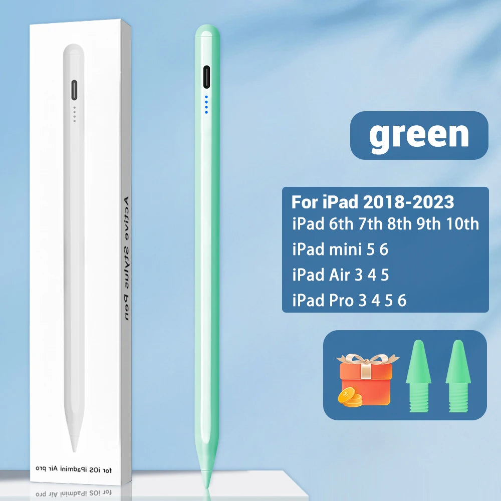 For Apple Pencil 2 1 Palm Rejection Power Display iPad Accessories iPad 2022 2021 2020 2019 2018 Pro 11 12.9 Air Mini Stylus Pen