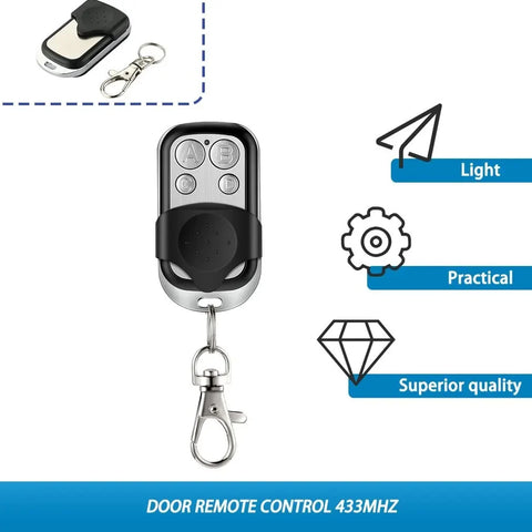 10/5PCS Smart Copy Duplicator 433mhz Remote Control 4 Button Electric Garage Door Gate Remote Cloning 433.92 MHz Transmitter