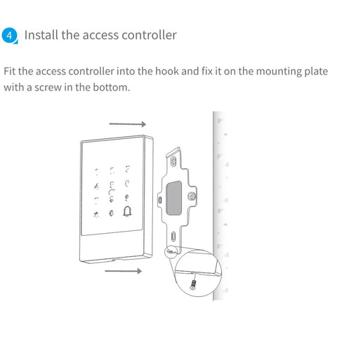 TTLOCK K3/K3F Fingerprint Access Control Door System Opener for Intercom Nfc Bluetooth Electric Gate Keypad 13.56Mhz RFID Card