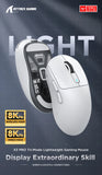 Attack Shark X3 Wireless Mouse ,Macro Gaming  Mouse, 49g Lightweight Mouse,PixArt PAW3395 650IPS 26000dpi,mouse pad/PC/laptop