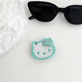 Sanrio Hello Kitty Phone Airbag Holder Mirror Colored Retractable Phone Stander Stretchable Desktop Holder Back Sticker Gifts