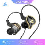 Original QKZ AK6 ARES/DMX/AKX Earphones HIFI Heavy Bass In Ear Monitor Wired Headphones With Mic Noise Cancell Sport Game Music