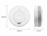 Built-in 10 Year Battery Smoke Detector WiFi Function Tuya Smart Home Parlor Child Room Kitchen Shop Fire Sound Alarm Sensor