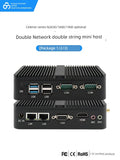 Small Host J1900 Dual-Network Multi-Serial Port J4125 Industrial Computer Mini Mini PC Desktop Fanless Industrial Computer