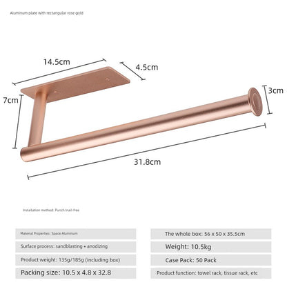 Kitchen Cabinet Roll Stand High-Grade Space Aluminum Alloy