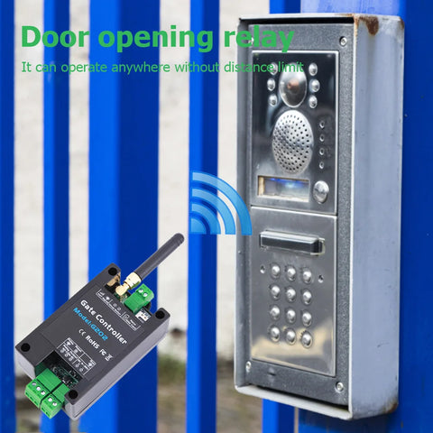 G202 2G Remote Control 200 Users GSM Gate Opener Relay Switch Door Access Wireless Door Opener By Free Call 850/900/1800/1900MHz