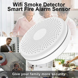 2-in-1 WiFi Tuya Smart Carbon Monoxide &amp; Smoke Detector Alarm